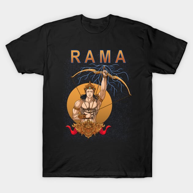 Lord Rama is Hindu God T-Shirt by Ardiyan nugrahanta